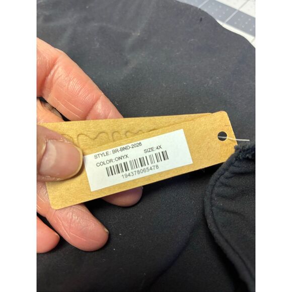 SKIMS NWT Bralette Bandeau in Onyx Size 4X - Picture 5 of 5